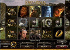 Play Lord of The Rings Online Pokie