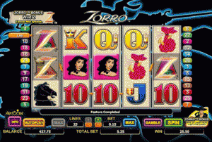 Zorro Online Pokie Machine